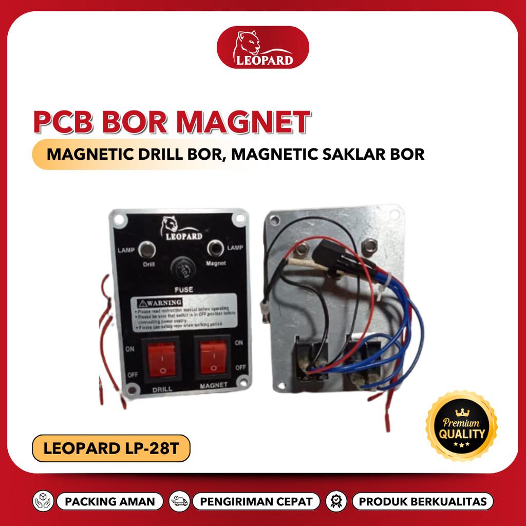 MAGNETIC DRILL BOR PCB DRILL MAGNET LEOPARD LP-28T / BOR MAGNET BOR MAGHNET BOR SAKLAR