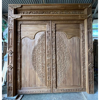 Pintu Gebyok Minimalis Jati | Pintu Gebyok Ukir Jati Jepara Furniture | Pintu Gebyok Ukir Jati Jepar