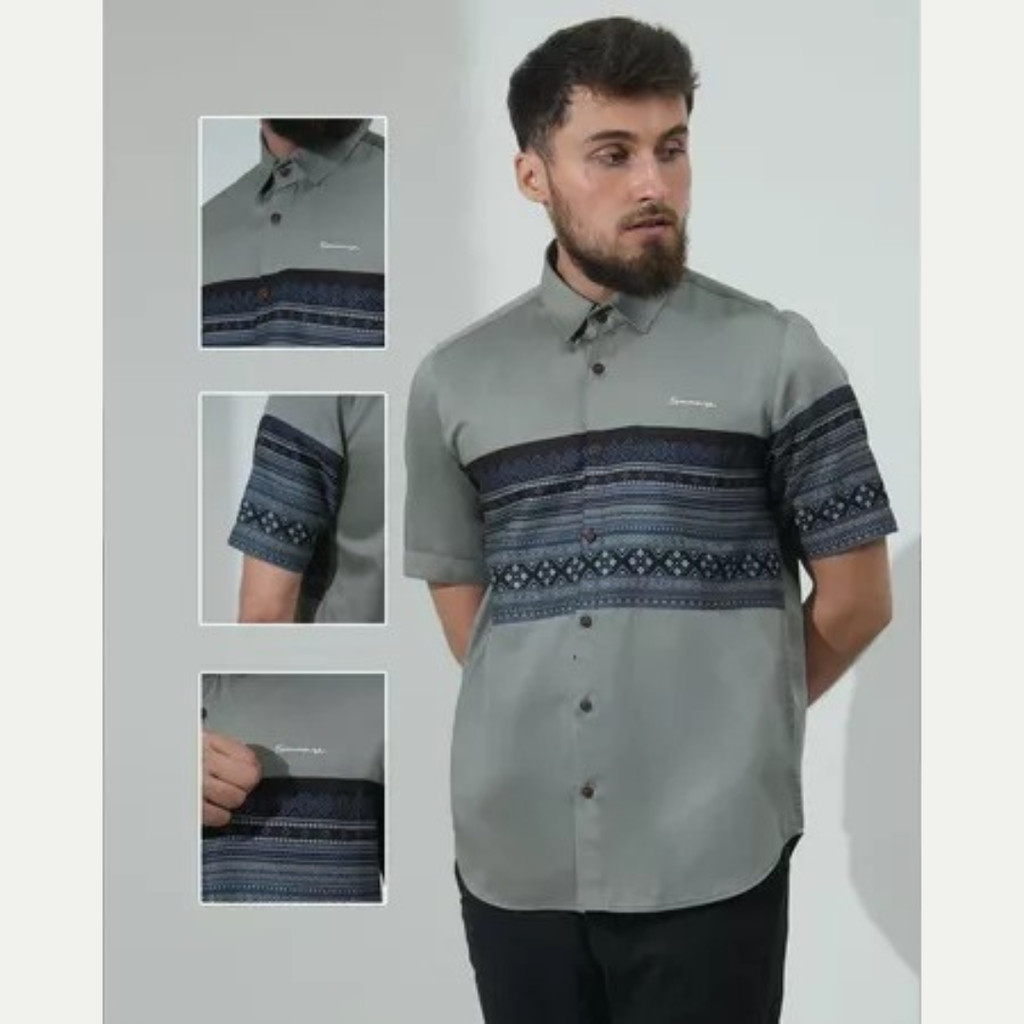 Samase Kemko Koko Batik Pria Dewasa Lengan Pendek S042