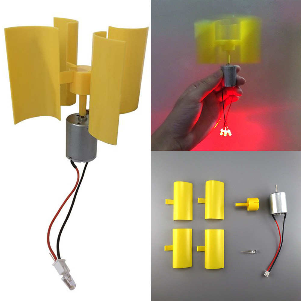1pc Vertical Wind Generator Wind Turbine-Kit Wind Turbine tructional Model Wind-Turbine Teaing Exper