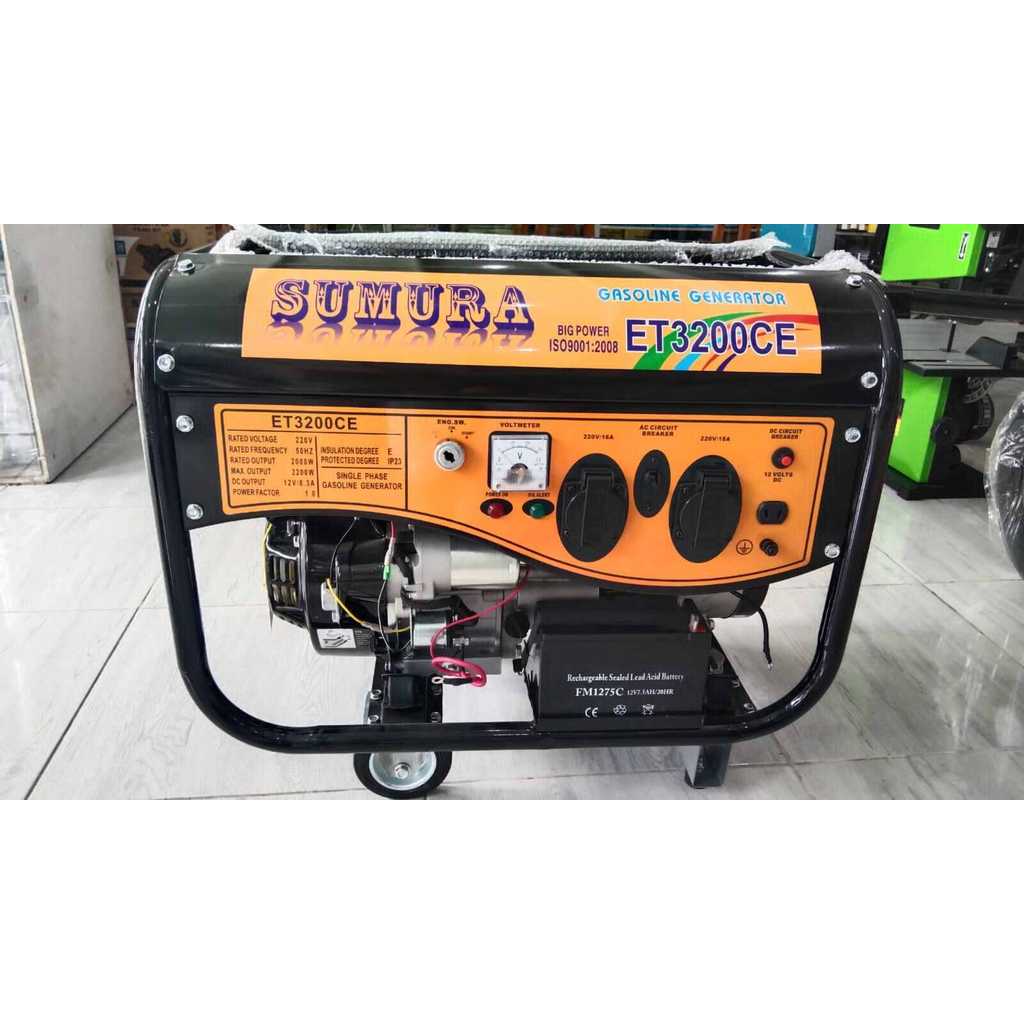 sumura generator genset gasoline engine ET 3200 CE