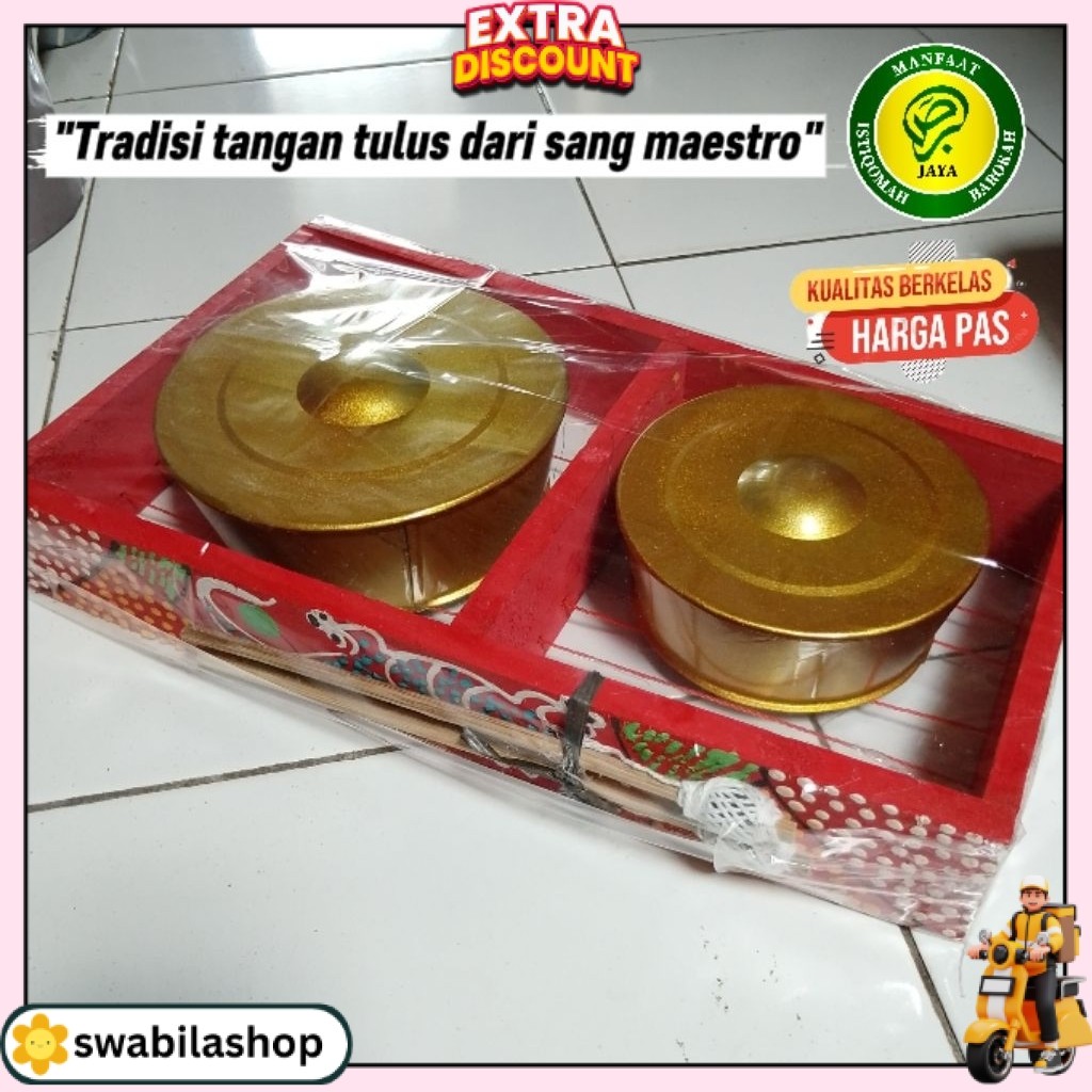 NEW Kenong Gamelan Anak Gamelan Mainan Edukatif Alat Musik Tradisional Isi 2 Mbah Yanto_maestro SWB