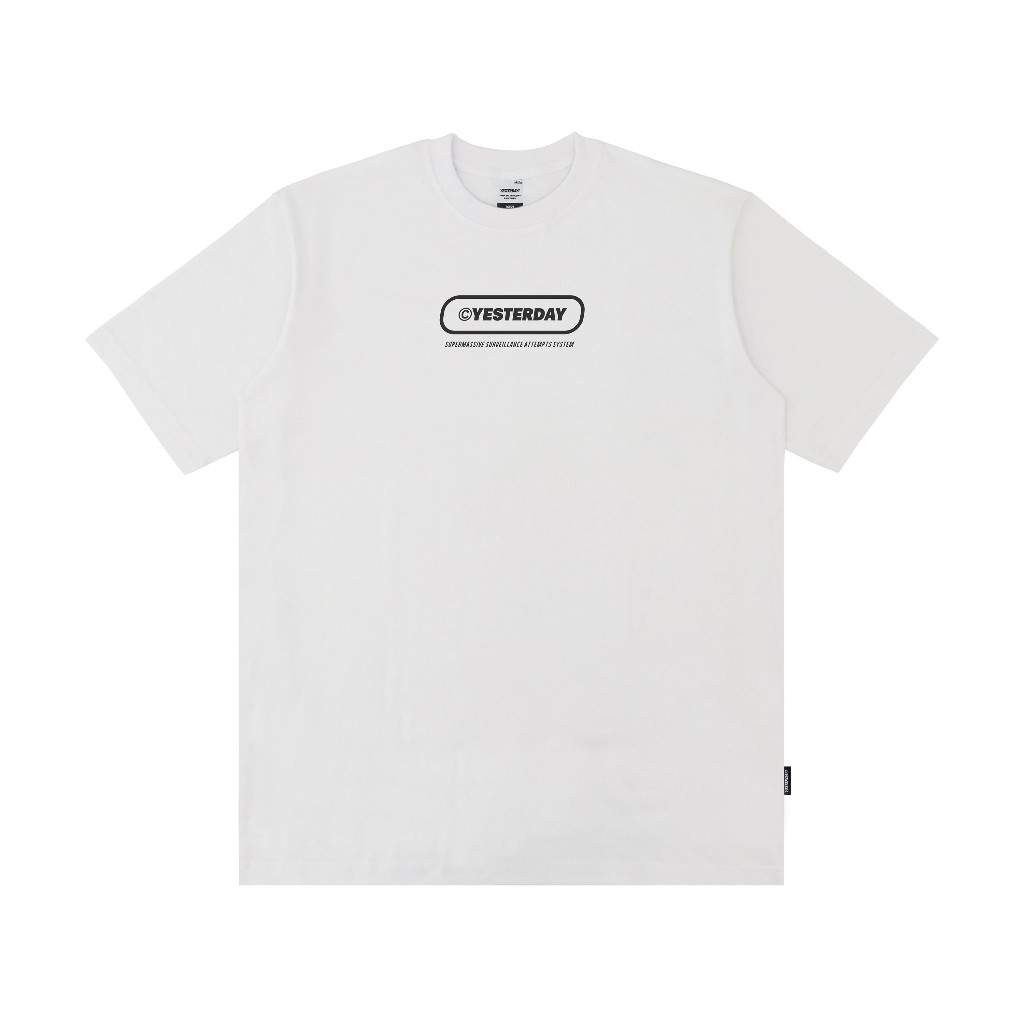 Yesterday – Baju Kaos Distro Pria Original T-Shirt Pria Cowok Keren Putih Rectangle Original