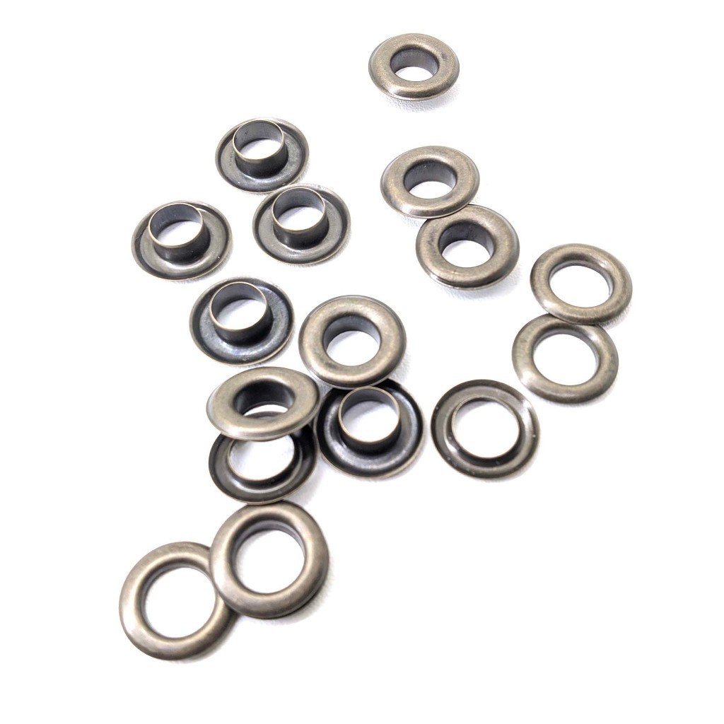 (144 SET) Eyelet Mata Ayam 10 MM / Mata Domba 10 MM/ Mata Itik 10 MM Bahan Kuningan Anti Karat