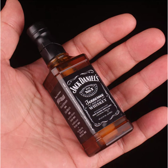 KOREK API GAS BOTOL JACK DANIELS KOREK API UNIK BOTOL BIR WISKI GAS