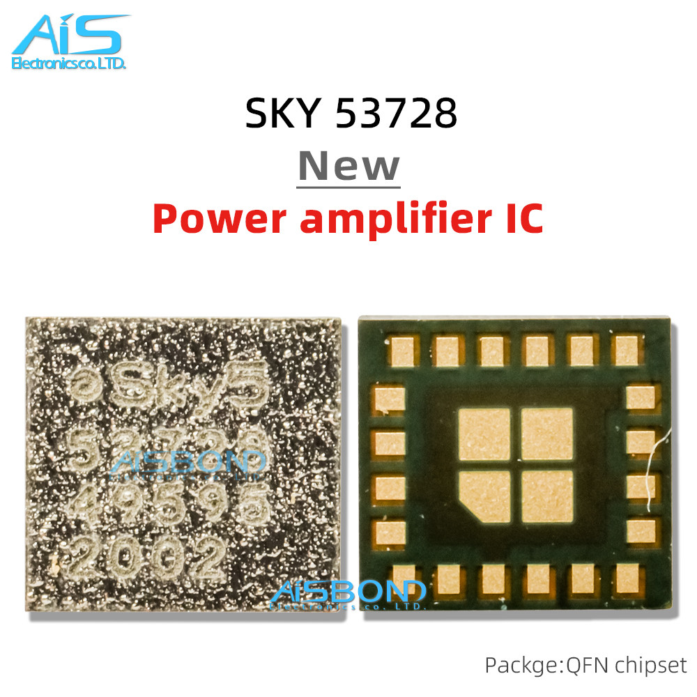 2Pcs/Lot Sky5 53728 PA IC Untuk IC Penguat Daya Ponsel SKY53728-11 Modul Sinyal Chip