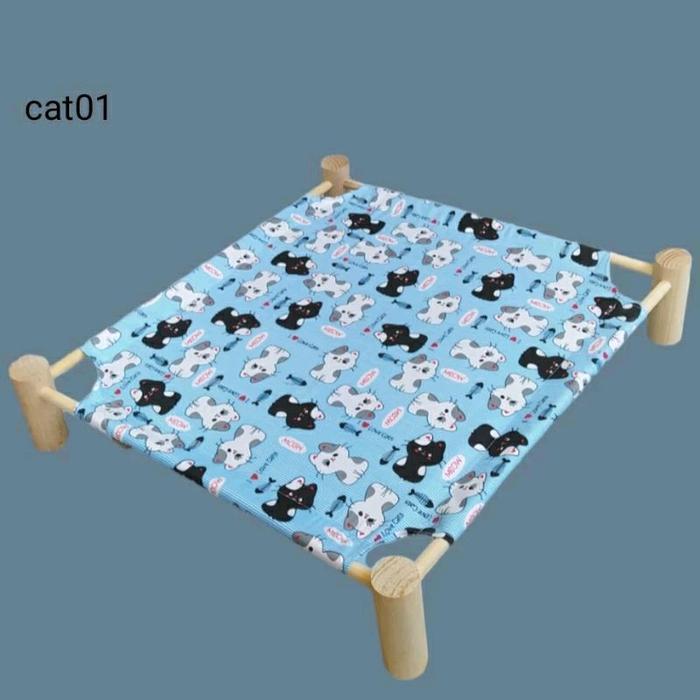 BEST Kasur Kucing/Anjing Bahan Kayu Jati Belanda Kokoh Bongkar Pasang Bisa di cuci kasuranabulbesar 