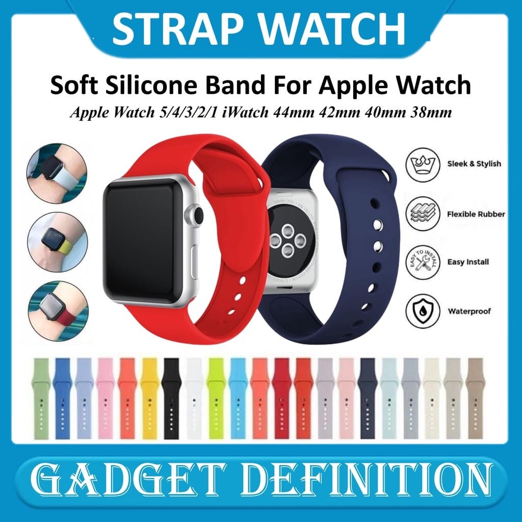 (GW) Tali Jam tangan Strap Smartwatch T500 / T55 / Watch8 . Watch7 / semua Smartwatch -RACASSE OFFIC