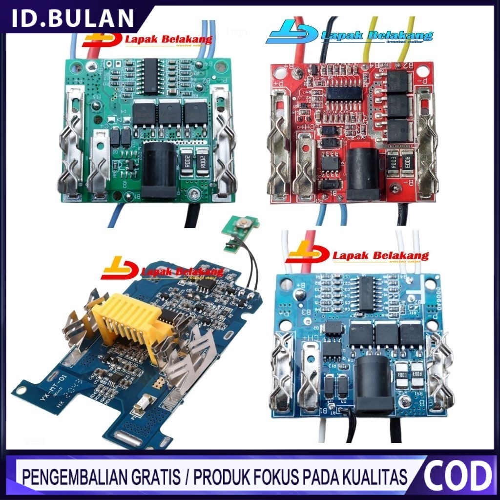 modul bms 5s baterai bor impact gerinda 18v 20v 21v 36v 48v 88v cordless lithium bisa buat kamolee j