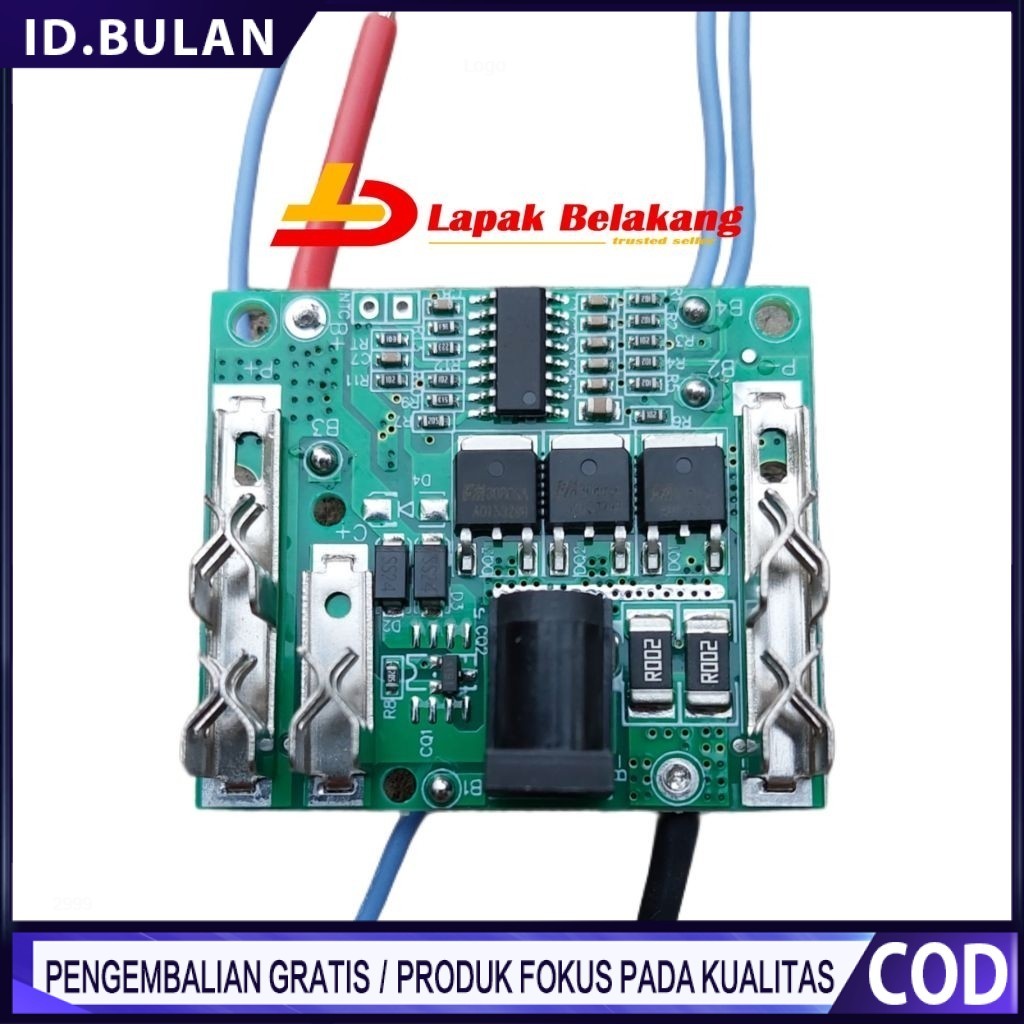 MODUL BMS 5S LXT UNIVESAL BISA UNTUK BATERAI 20V 21V 24V 36V 48V 88V 99V DLL BMS PENGGANTI UNTUK BAT
