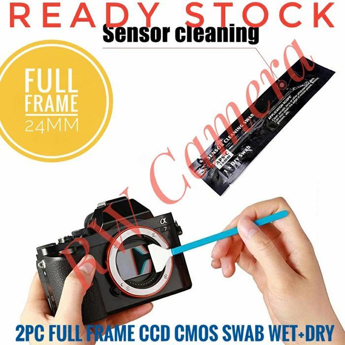 Glorious I.T CCD Full Frame SWAB DRY + Wet Kuas Pembersih Sensor Kamera 24mm A7 Cleaning Cleaner Nik