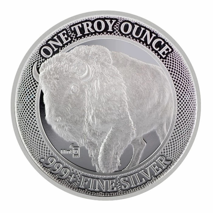 KOIN PERAK 1 OZ FINE SILVER COIN MINTID BUFFALO NFC GENUINE 3,11 GRAM (RD)