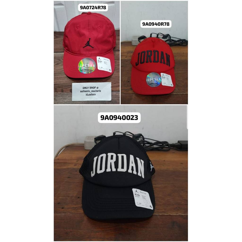 ORIGINAL SALE 70% TOPI JORDAN PACK CAP 9A0835KR5/9A0940R78/9A940023 KIDS