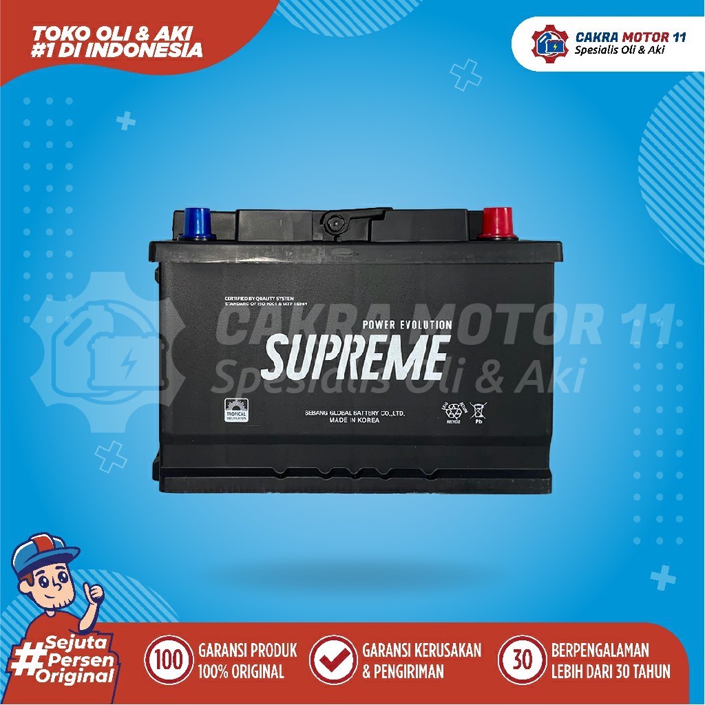 Aki Captiva Diesel Fl Supreme Battery Smf 60044
