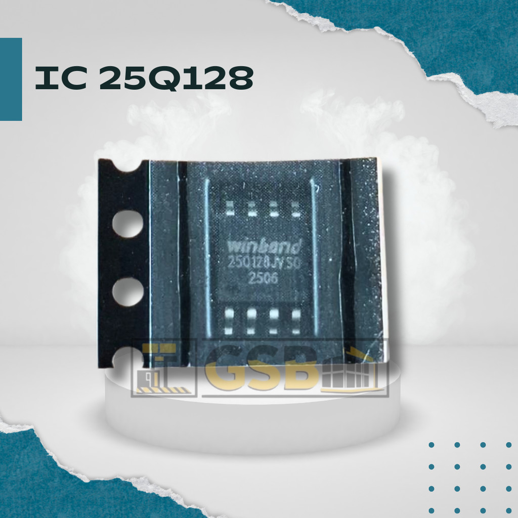 IC Memori 25Q128 128Mbit 16MB SPI NOR Flash 3.3V SOP8 BIOS EEPROM