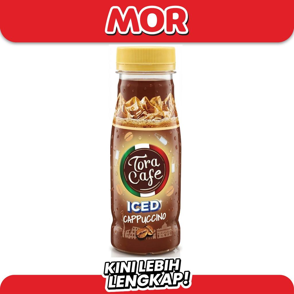 TORA CAFE Iced Cappuccino 180ml - Kopi Botol Siap Minum Ala Cafe - Minuman Kopi Kapucino