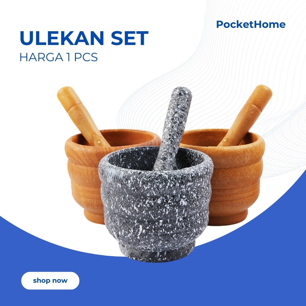 Ulekan Plastik | Cobek Tumbukan Bumbu | Lumpang Obat | Cobek Tumbukan Rujak Bebek | Cobek Aesthetic 