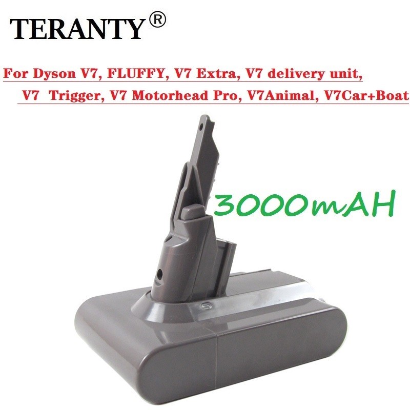 Original V7 / SV11 21.6V 3000mAh 3.0Ah Li-ion Batteries For Dyson V7 Absolute V7 Vacuum Cleaner Repl