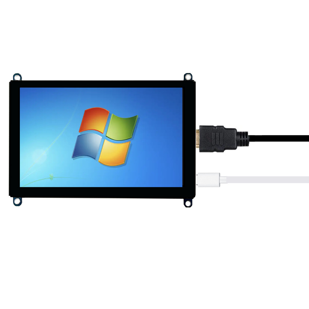 5-in 800*480 Portable LCD splay capacitive tou screen HDMI-compatible Raspberry Pi Orange Pi PC mini