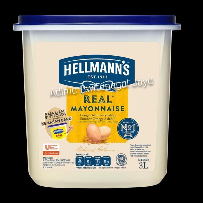 Mayonnaise Hellmann's 3 ltr / Mayonnaise / Mayones