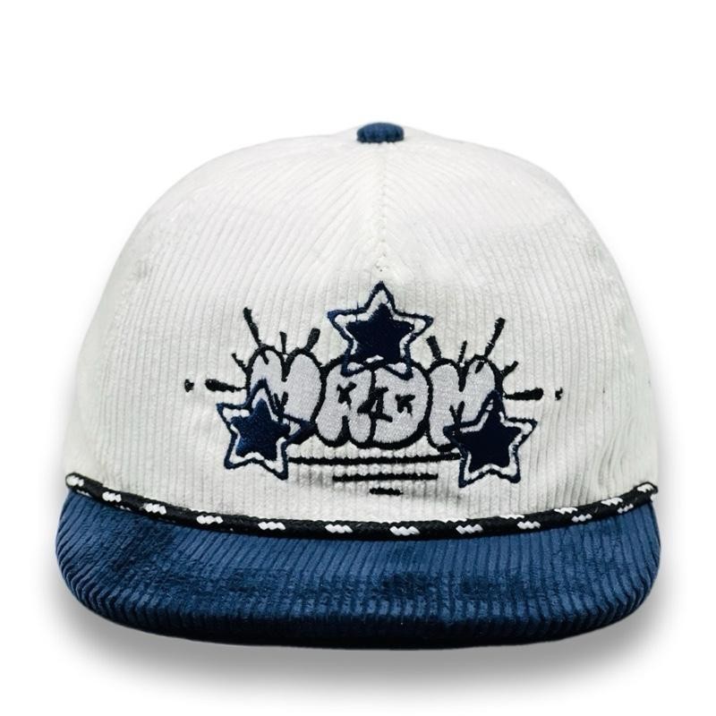 Topi Corduroy Snapback Dewasa - Topi Corduroy Rope Hat Short Visor - Topi Lidah Pendek