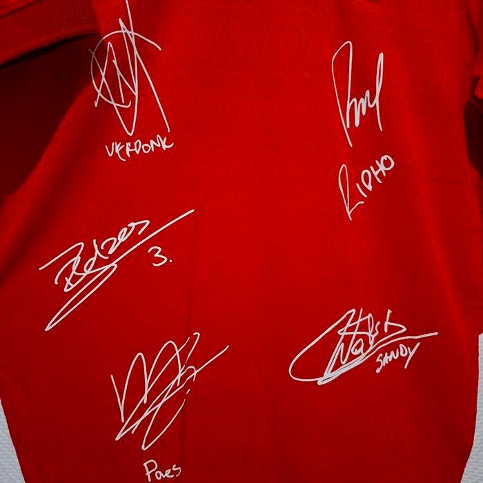 LIMITED EDITION: Jersey Berkerah Timnas Indonesia Erspo Bertanda tangan - L