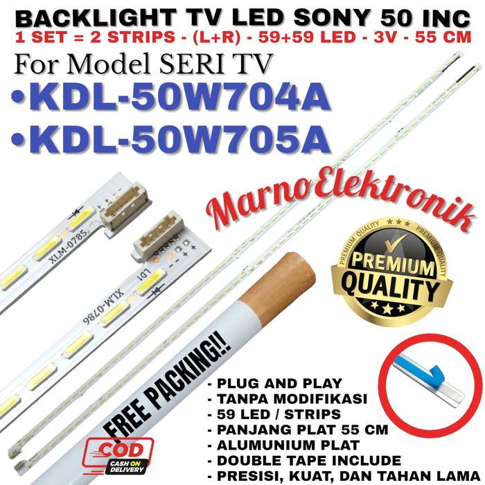 BACKLIGHT TV LED SONY 50 INC INCH KDL-50W704A KDL-50W705A KDL50W704A sperpart