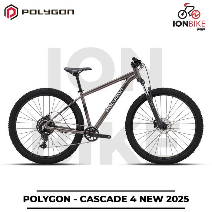 PROMO GASPOLL Sepeda MTB 27.5 Inch Polygon Cascade 4 Terbaru Frame Alloy BLACK 4.0 New Edition Gunun