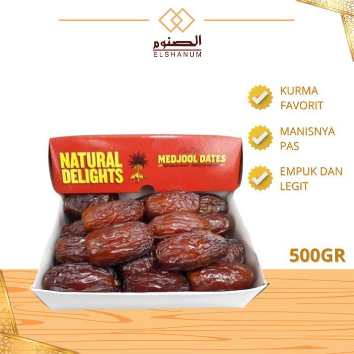 Kurma Medjool California Kemasan Box 500gr Medjool Dates - kurma jumbo