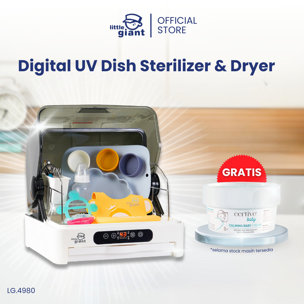 LITTLE GIANT LG.4938 UV Dish Sterilizer & Dryer - Sterilisasi dan Pengeringan Piring