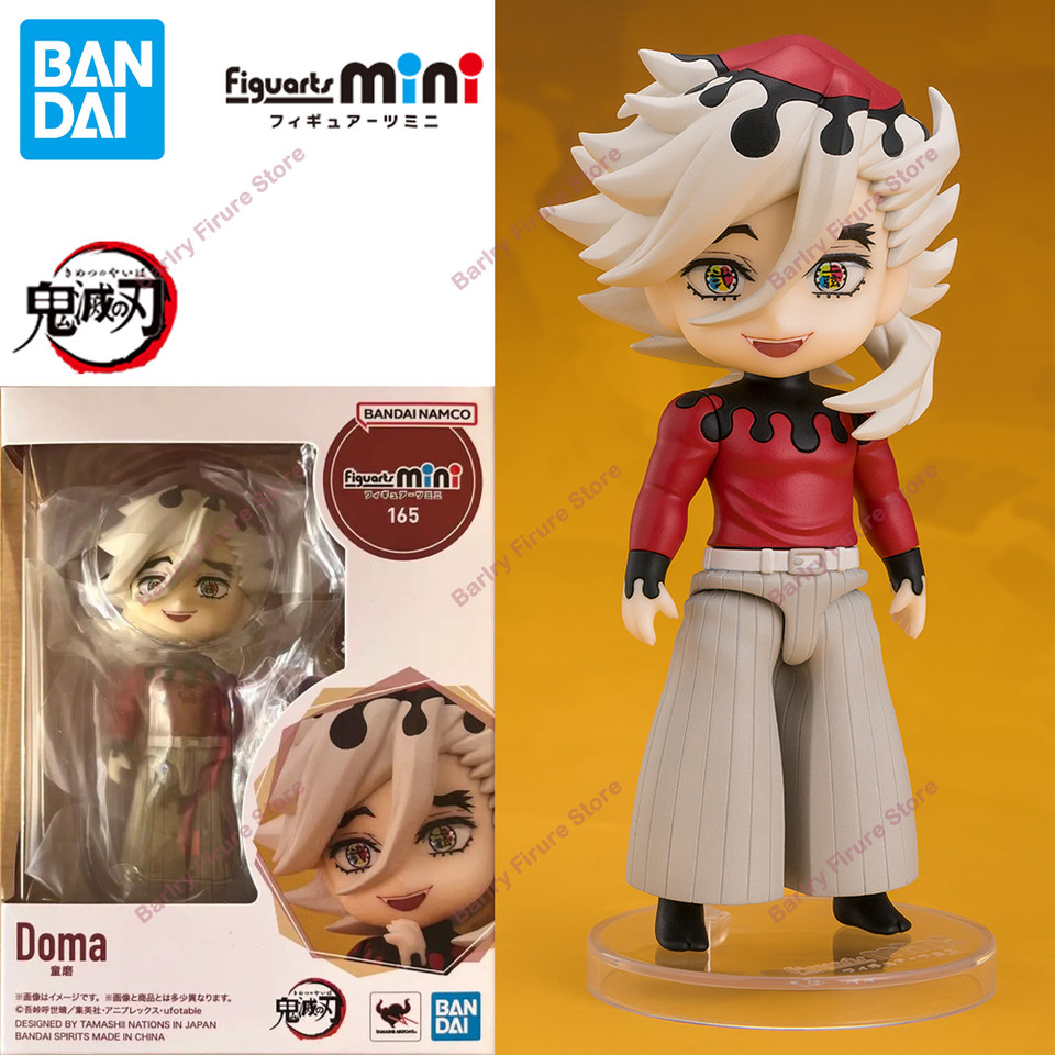 Original Genuine Boxed Anime Action Figure BANDAI Figuarts Mini Doma Uzui Akaza Kanae Kocho Tanjiro 