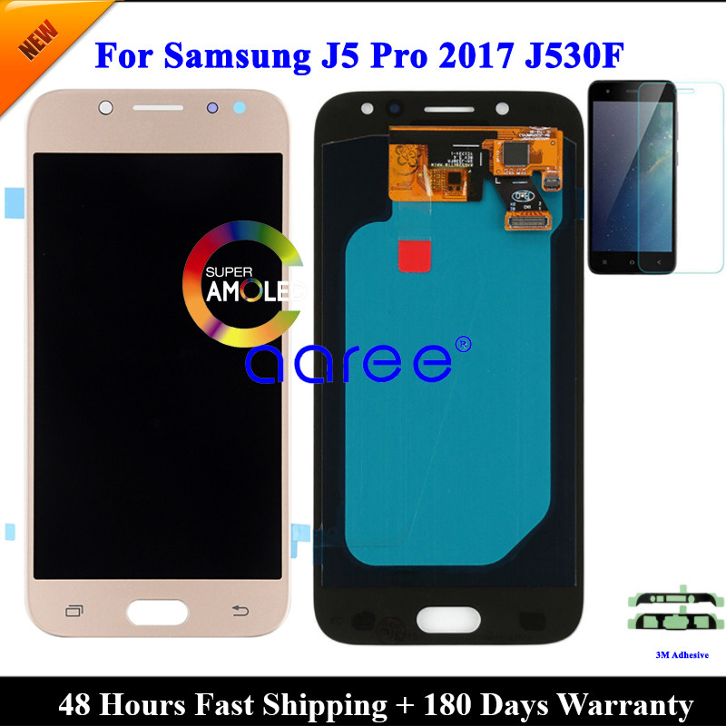 AMOLED LCD For Samsung J5 Pro 2017 J530 LCD Display For Samsung J5 2017 J530 LCD Screen Touch Digiti