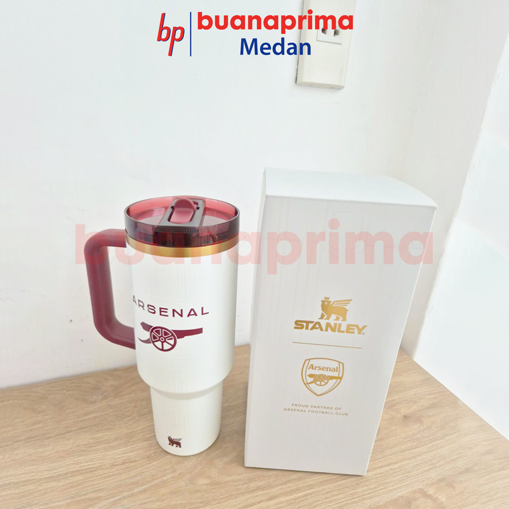 Tumbler Stanley 1913 x Arsenal ORIGINAL Quencher Flip Straw 1,18 L