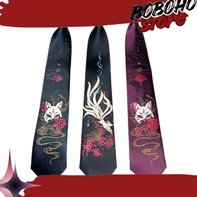 VIRALLL NEW DAFX dasi fox rubah 9 ekor nine tail japan lolita gothic tie aksesoris cosplay halloween
