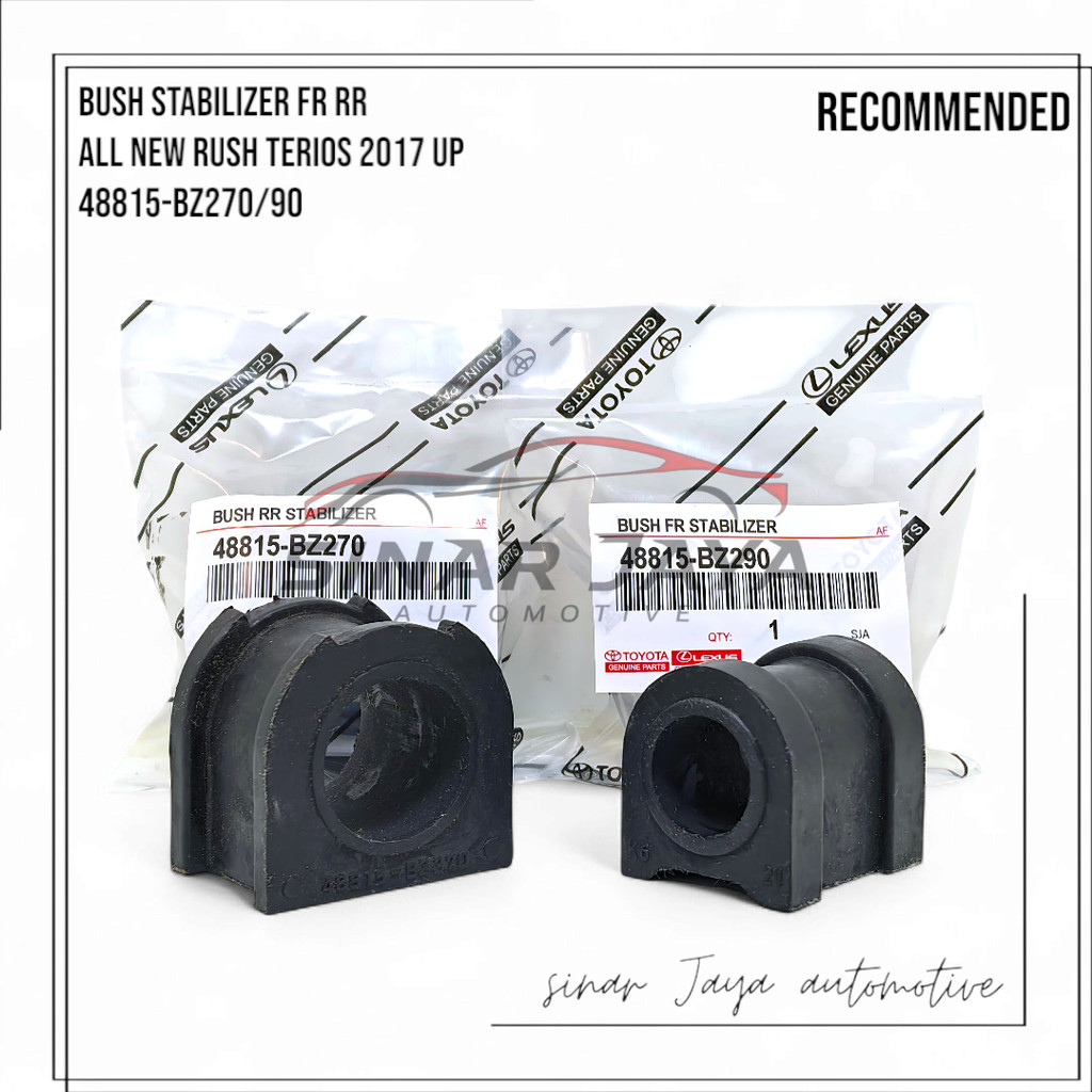 Karet Stabilizer Bush Stabil Depan Belakang All New Rush Terios 2018 UP 48815-BZ270/90 Original
