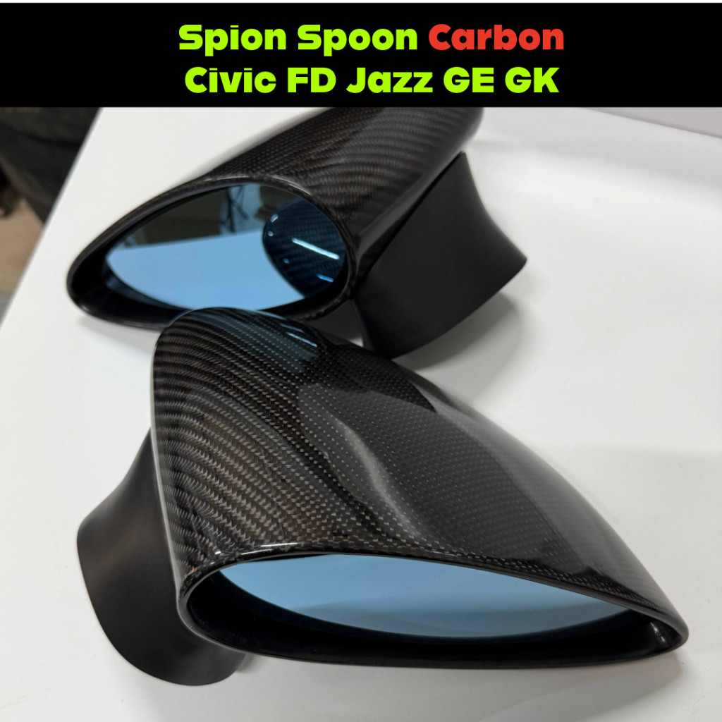 gebyar promo Spion Spoon Carbon Honda Jazz GE GK Civic FD Spion Spoon Civic Jazz JDM Honda
