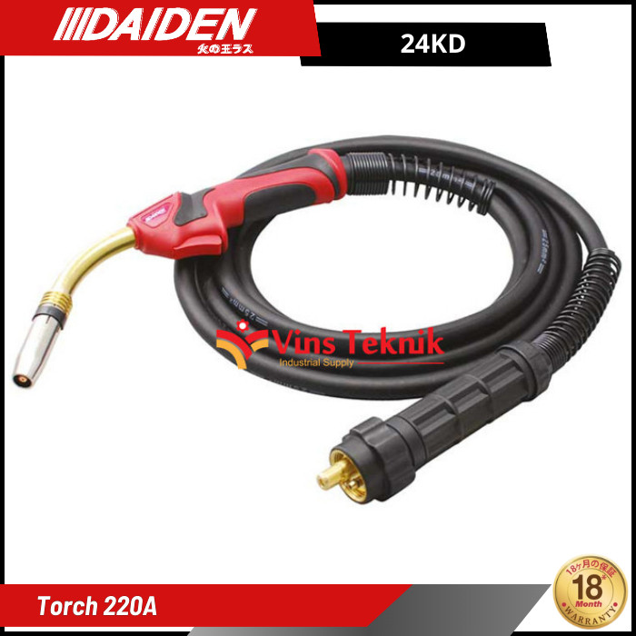DAIDEN Stang Las Co2 MIG 24 KD MIG 36 KD  Torch Euro Connector