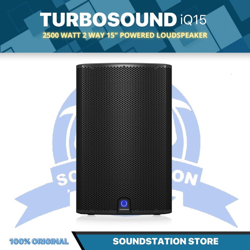 TURBOSOUND iQ15 2500 Watt 2 Way 15" Powered Loudspeaker with DSP Tech, Speaker Modelling and ULTRANE