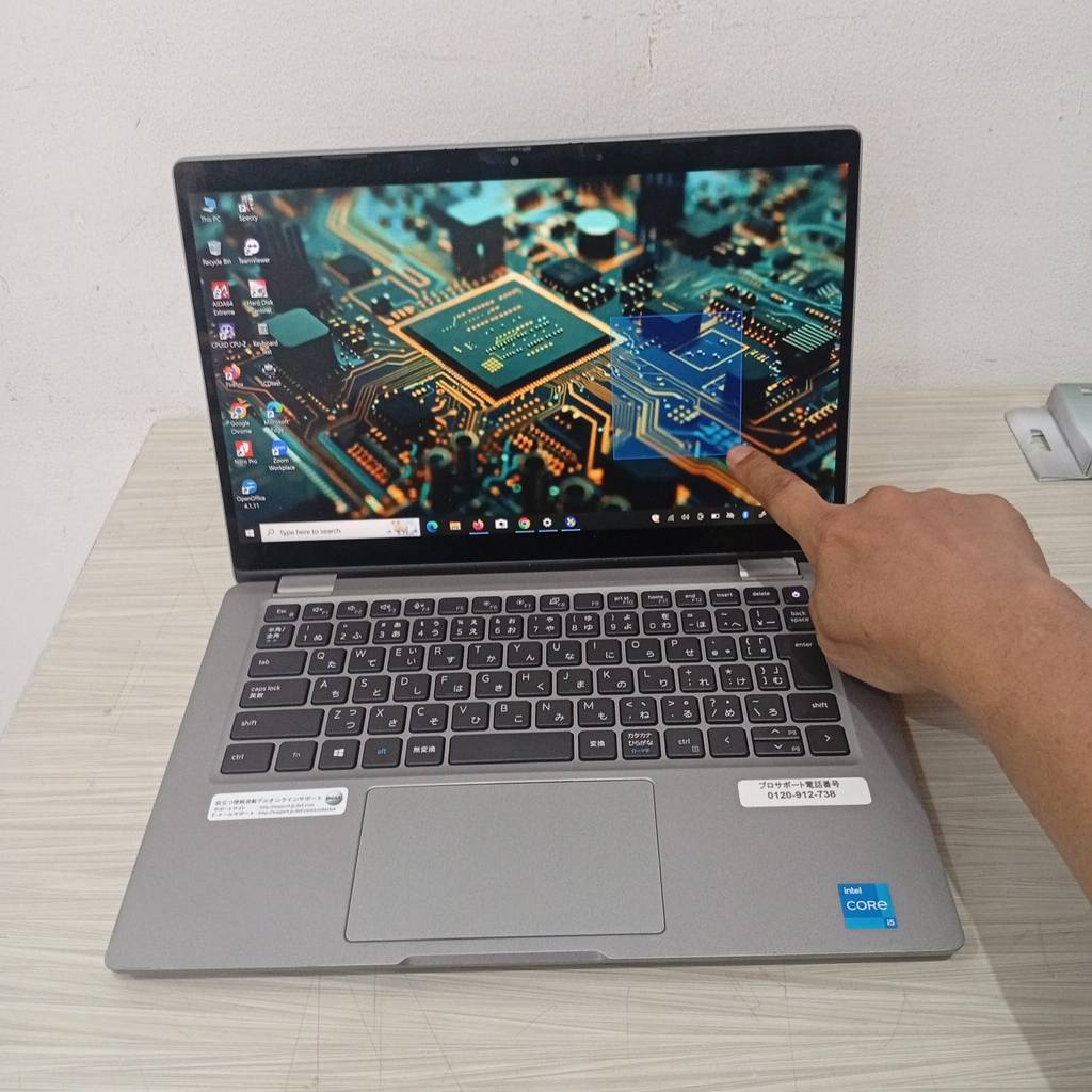 laptop  LAPTOP DELL 5320 flip 360 Touchscreen Ram 8Gb  core i5 gen11