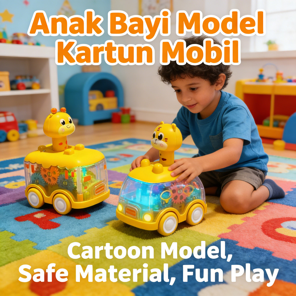 Model Kartun Anak Bayi Untuk Anak Mainan Mobil