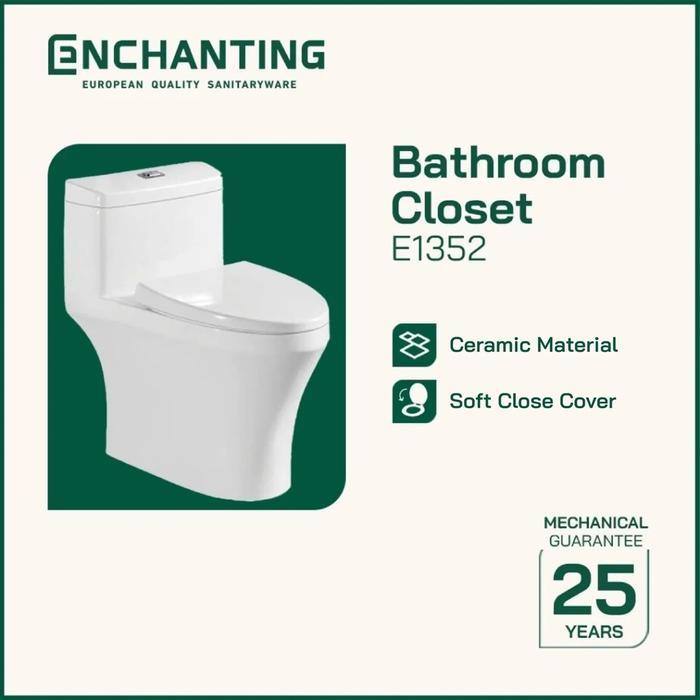 PROMO GASPOLL Toilet / Closet Duduk Plus Cover Europe Enchanting E1352 - E1352