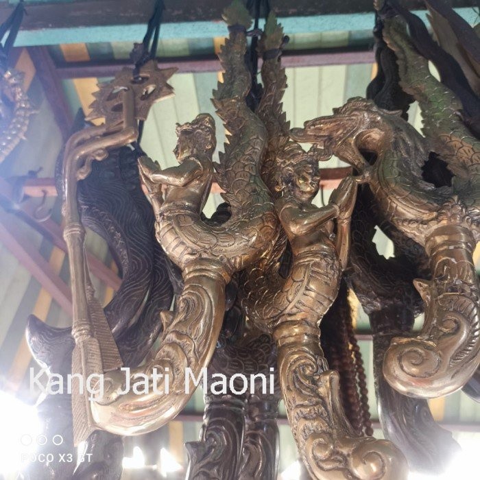 keris naga blorong full kuningan Asli Paling Mewah DFG433