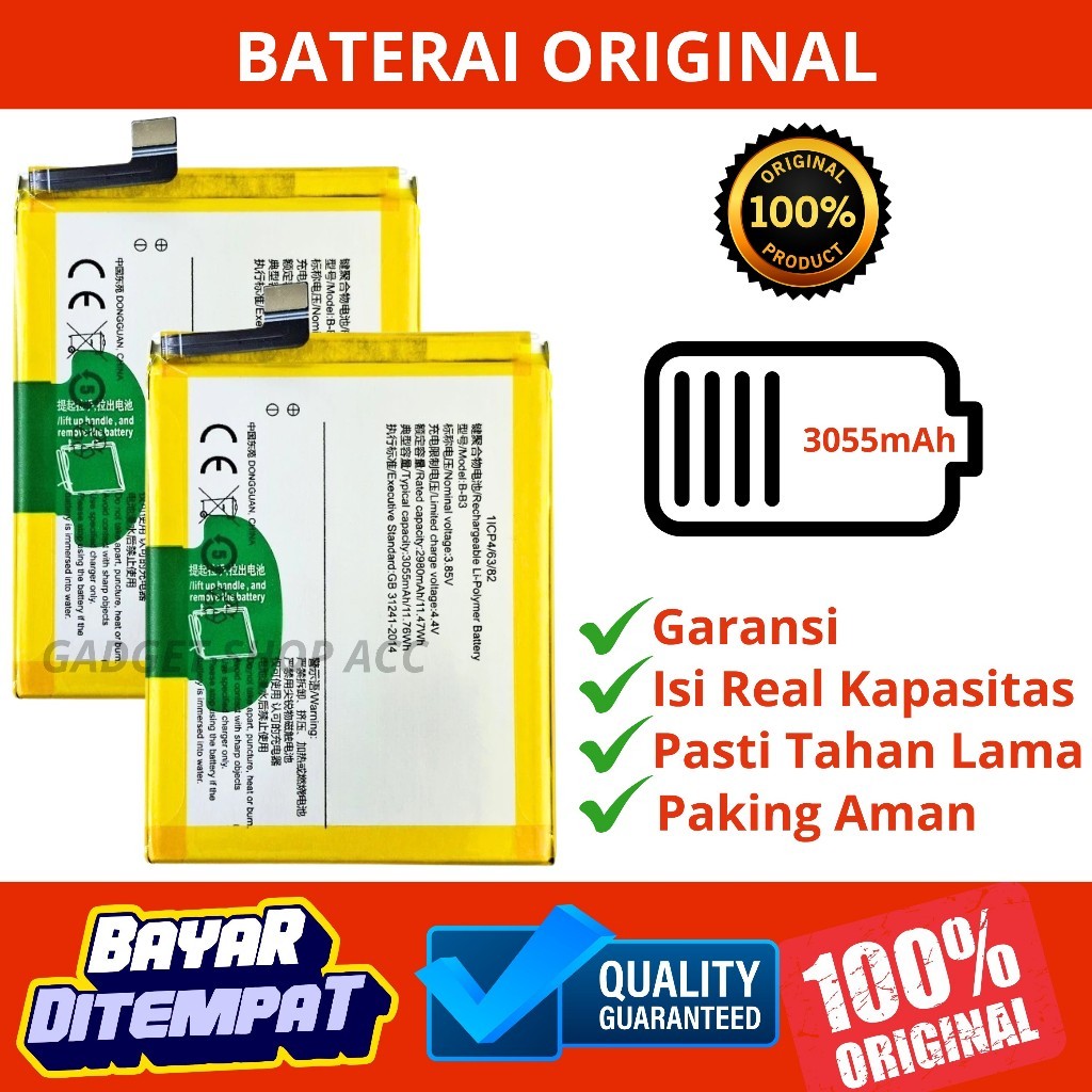 BATERAI VIVO V5 PLUS / BATERAI VIVO B-B3