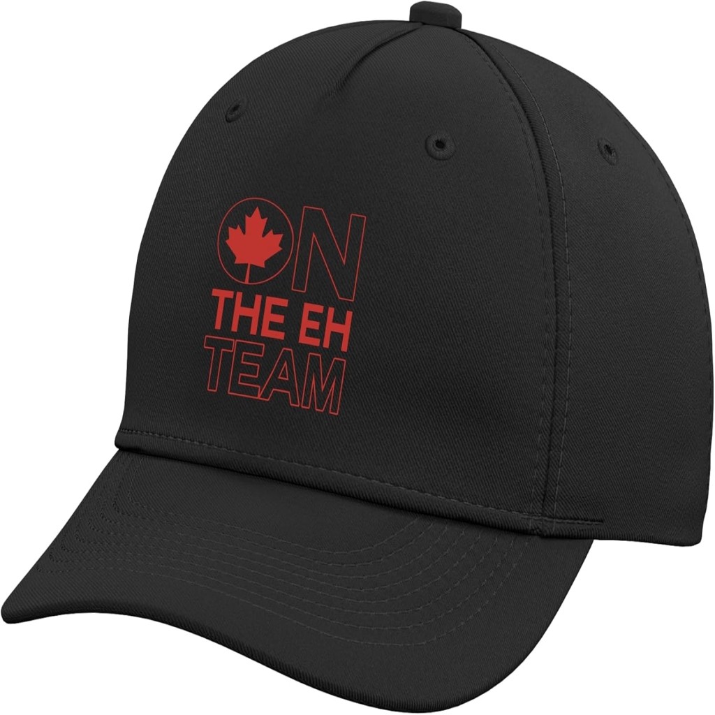 On The Eh Team Funny Canada Flag International Country Pride Adjustable Baseball Hat