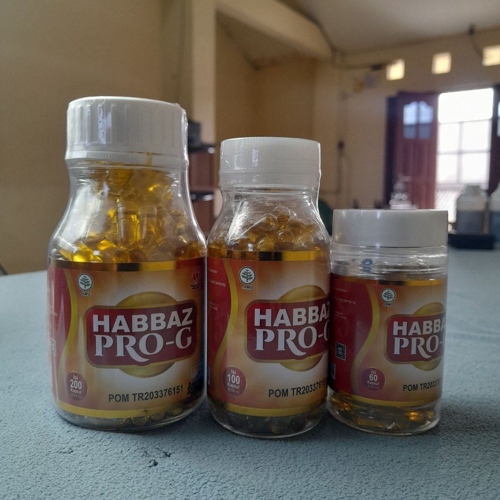Habbaz Pro G - Obat Herbal Kolesterol Trigliserid Tinggi Kesemutan / Kebas