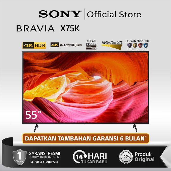 SONY Bravia X75K 55 Inch 4K HDR TV,Smart TV KD 55X75K - Tv Only