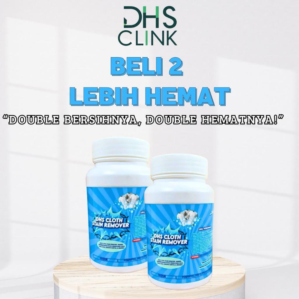 [ BELI  2  L2BIH HEMAT ] DHS Stain Remover Pembersih Noda Baju Kain Sarung Bantal Mencerahkan Pakaia