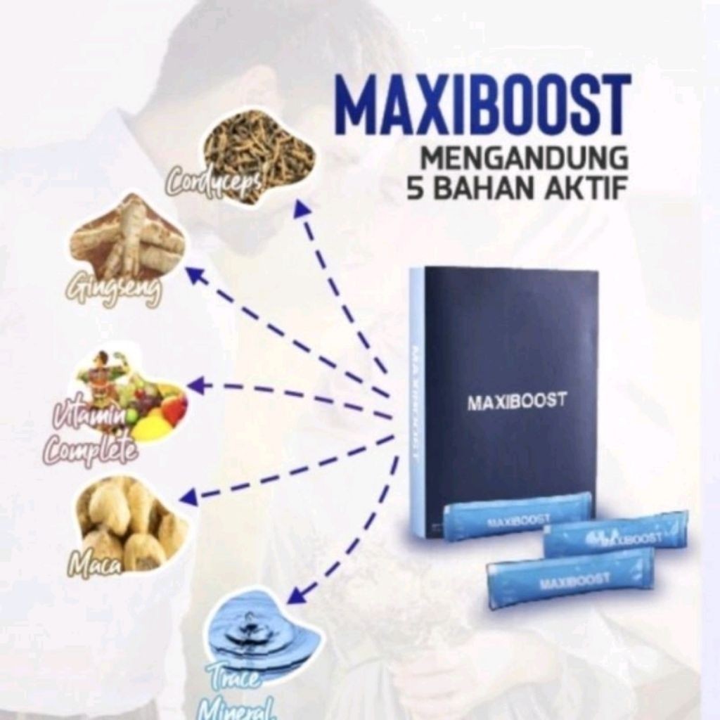 MaxiBoost MAXIMAX 100% Original 1 Box isi 10 Sachet