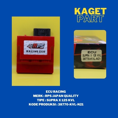 ECU RACING MERK RPS TIPE SUPRA X 125 KVL ( 38770 - KVL - N21 )