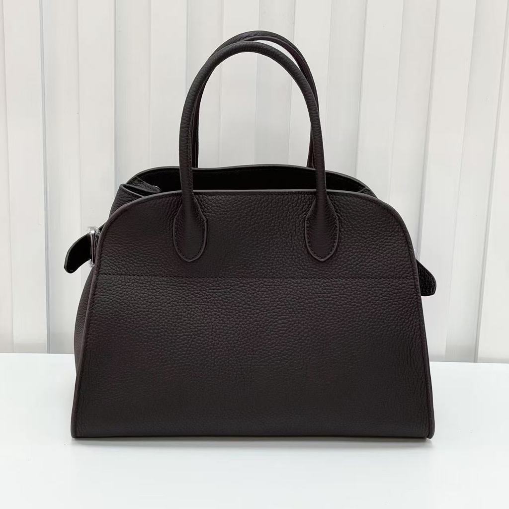 2025 New Margaux 10 Minimalist Genuine Leather Tote Bag Large Capacity Women's Handbag Fashionable W